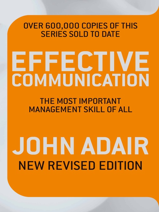 Cover image for Effective Communication